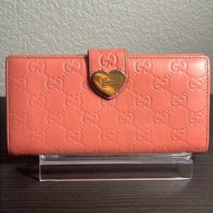 GUCCI GUCCISIMA HEART LONG WALLET